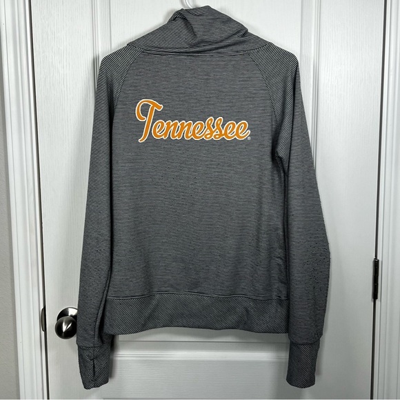 Tennessee Volunteers Full Zip Turtle Neck Sweatshirt TN Orange Black Size Large - Picture 2 of 12